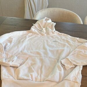 Alo White Hoodie
